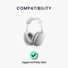 kwmobile 2x 헤드폰 커버- 대응 Apple AirPods Max 교환용