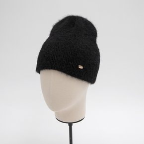 (HA-0050)HAIRY KNIT SHORT BEANIE