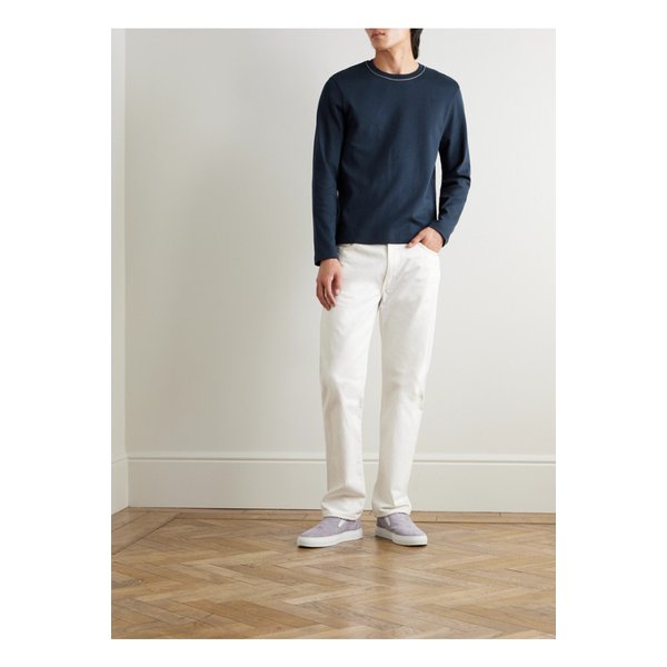 코튼 저지 티셔츠 블루 1647597343232290