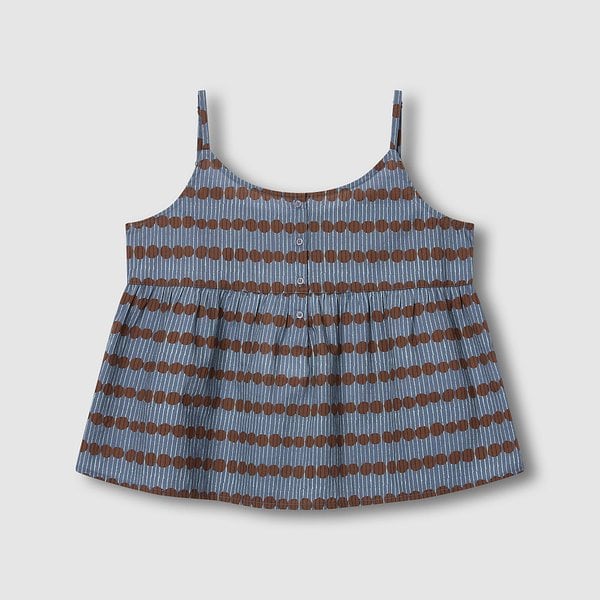 여 코튼 민소매 라운지 셔츠 J206201084096