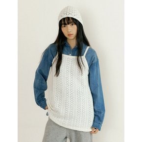 [3color][wool] crochet knit onepiece 228