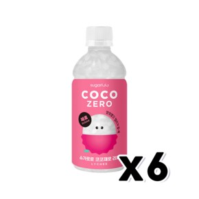 슈가로로 코코제로 리치 페트음료 340ml x 6개