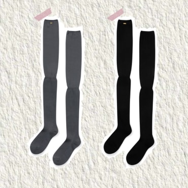 그레이맨션 시스루 오버 니 삭스 Carry Barrette See-Through Over Knee Socks