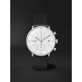 [해외배송] 맥스 빌 CHRONOSCOPE 오토매틱 40MM 스테인레스 스틸 & 레더 시계 REF B0080393008