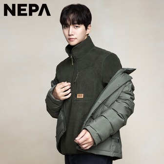 네파 [부산점] 남성 플러피 플리스 반집업 티셔츠 7L75464