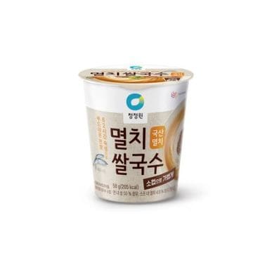 청정원 멸치컵쌀국수 소컵58g