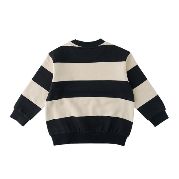 [여주점] [오프라벨 여주점] 블루독 (BK) 럭비STRIPE스웨트셔츠 (24C25-334-01)