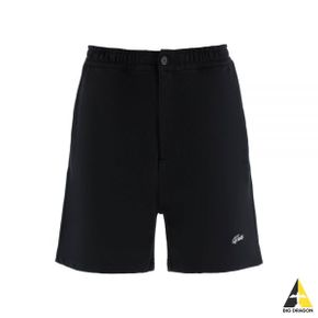 Le Short Drole (BBS119CO053 BLACK) (로고 코튼 쇼츠)