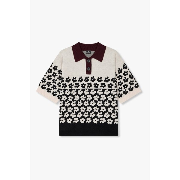 [PS PAUL SMITH] 여성 숏 슬리브 폴로 니트 5745328107000