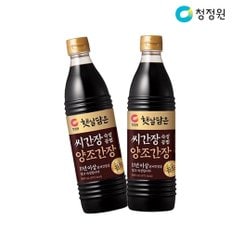 청정원 씨간장 숙성 양조간장 골드 840ml x5개