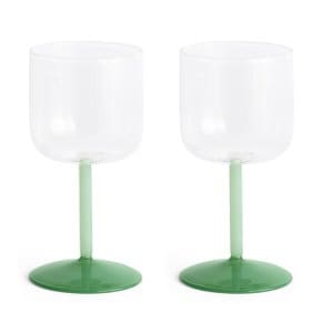 헤이 HAY  Tint Wineglass Set of 2 Jade Light Green 틴트 와인글라스 세트