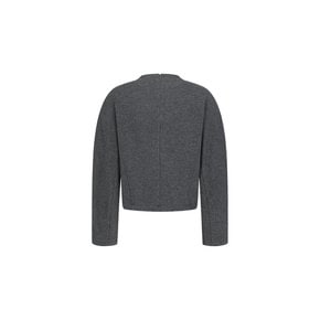 아모멘토 26FW Jersey Padded Mock Neck Top (2 Colors)