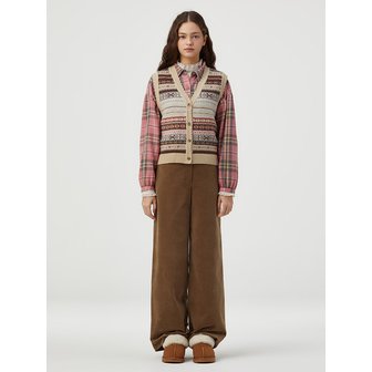 써스데이아일랜드 코듀로이 스트레이트 팬츠_T258MPT234W