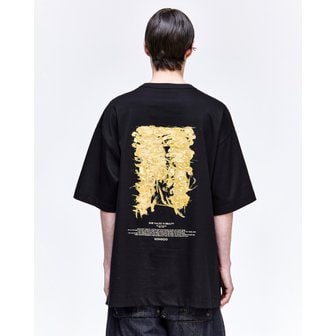 송지오 [파주점] CROSSING STROKES 페인티드 티셔츠  SH3TS900BK