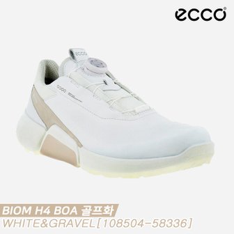  [에코코리아정품]2023 에코 바이옴 H4(BIOM) 보아 골프화[화이트&그래블][108504-58336][남성용]