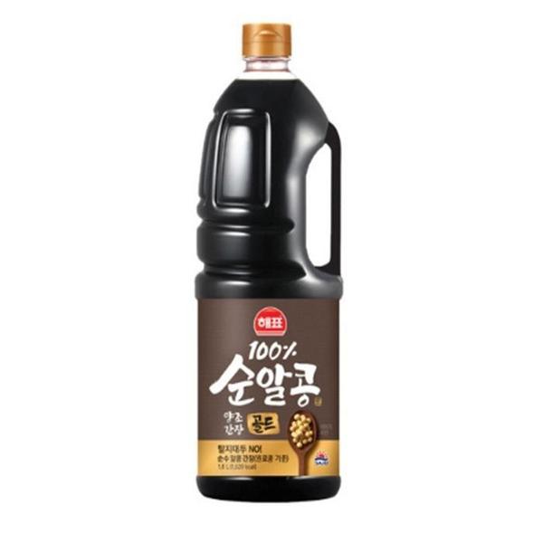 확대된 대표 순알콩 양조간장 골드 1.8L(1)