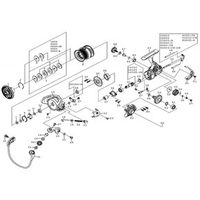 다이와(DAIWA) 정품 부품 20 레브로스 LT2500D 스풀(2-6) 부품 번호 6 부품 코드 128D57