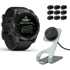 일본 가민 스마트워치 Garmin epix Pro Gen2 사파이어 에디션 51mm 카본그레이/블랙 충전기거치