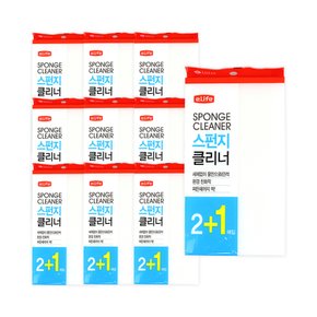 롯데 이라이프 스펀지클리너 3P x 10개 / 매직블럭