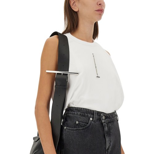 알렌산더 맥퀸 여성 티셔츠 슬리브리스 FW24 804191 QLADW9000