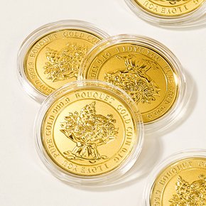 순금 선물 감사 꽃다발 코인 골드바 24K 0.1g