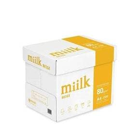 밀크 눈이 편한 베이지 미색 복사용지 A4용지 A4 80g 2500매 1박스 SAMU(G)