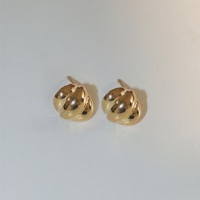 [ 본사정품 / 실크 파우치 쇼핑백 증정 ] 실버 플라워 번 침 귀걸이