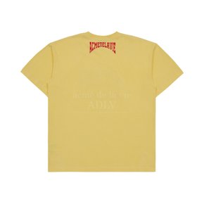 VINTAGE BEAR SHORT SLEEVE T-SHIRT YELLOW 빈티지 베어 옐로우