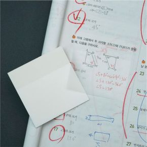 클리어 메모지 메모시트 50매