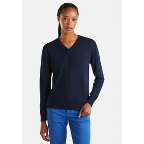 4993227 United Colors of Benetton V-NECK - Jumper blue