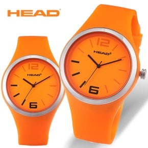 [온라인공식판매처] HEAD 헤드 Slim 패션 실리콘시계 H6008-ORANGE