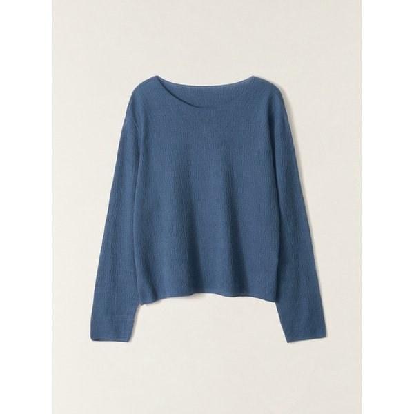 [리퍼브] 메리노울 루즈핏 풀오버 BLUE