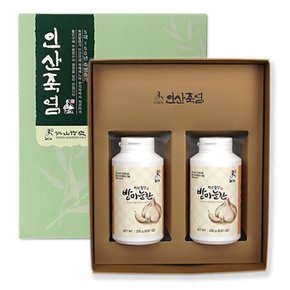 9회 자죽염사용 유황 밭마늘환 250gX2개 선물세트 피로회복 소화기능개선 콜레스테롤관리