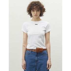 MICHIKO SLIM TOP WHITE