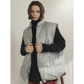 PD4101 Duckdown padding vest_Silver gray