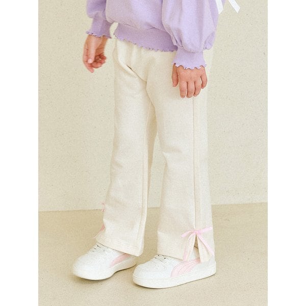 러블리리본부츠컷레깅스팬츠