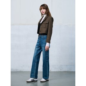 Long length bootcut denim_YAADPN4