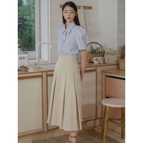 Ribbon Pleats Skirt (4color)