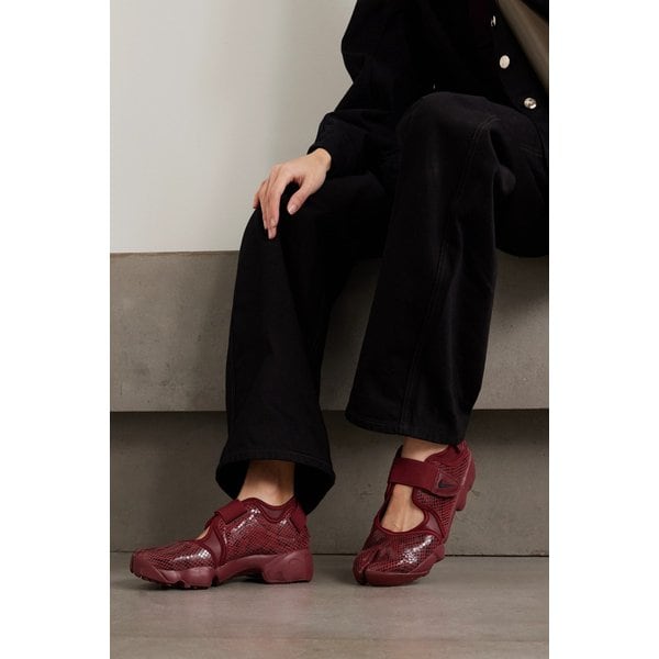 에어 리프트 스네이크 가죽 스플릿 토 스니커즈 46376663162987836