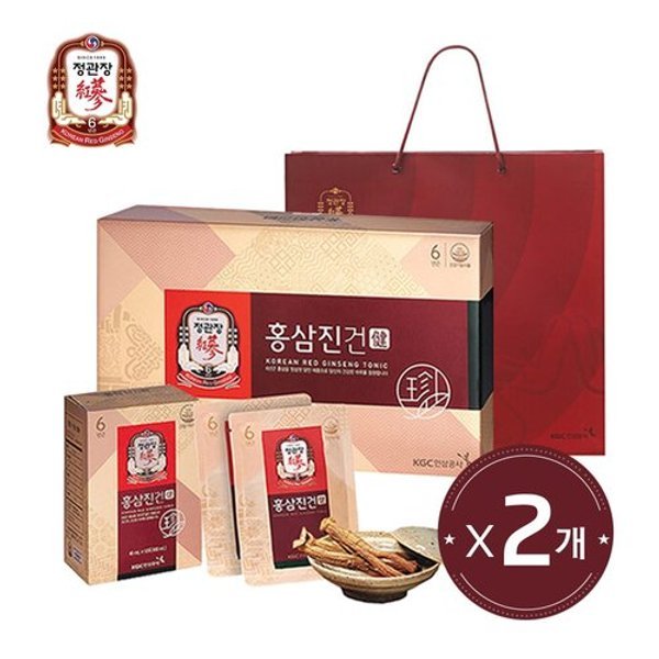 홍삼진건 40ml x 30포 선물세트 2세트