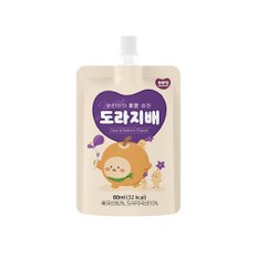 우리아이 맑은습관 도라지배, 80ml, 1개