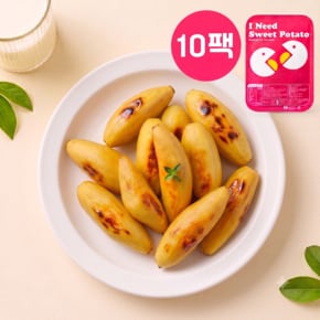 껍질없는 아이스 꿀고구마 120g×10팩 냉동 한입 군고구마 간편간식