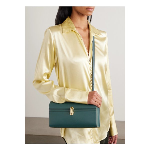 사베트 시메트리 26 가죽 숄더 백 에메랄드 46376663162908823