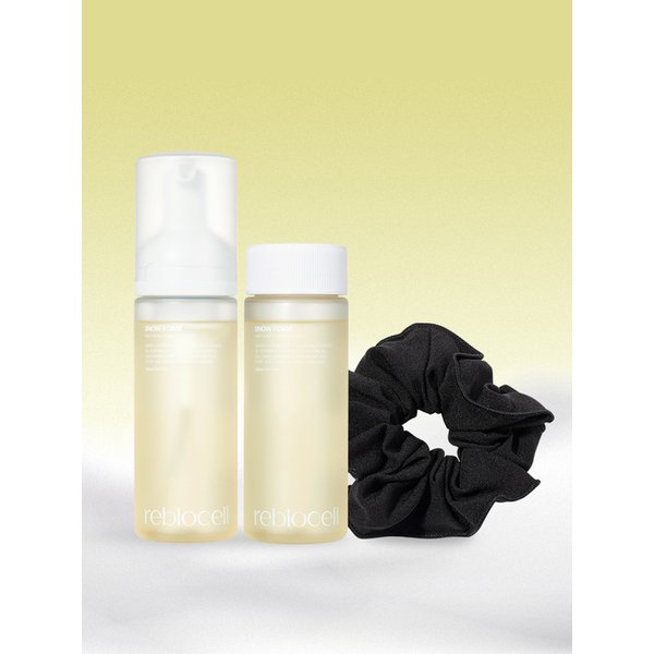 [단독/사은품] 스노우 폼 클렌저 150ml 세트 (본품+리필)  + 스크런처 세트