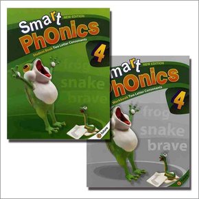 스마트 파닉스 Smart Phonics 4 - Student Book 교재 + Work Book 워크북 세트