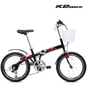 K2BIKE 케이투바이크 알루미늄 미니벨로 접이식자전거 제트라이더 20인치 시마노7단 조립별도