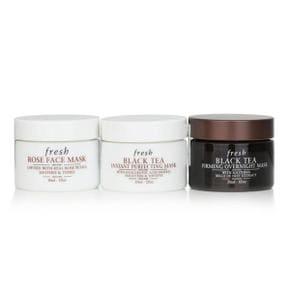 페이스 마스크 3종 세트 30ml×3 로즈·수면·보정