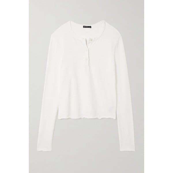 코튼 저지 헨리넥 탑 46376663162988045