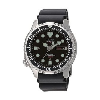  독일 시티즌 다이버 시계 Citizen 남성 Analog Automatic Arm밴드uhr mit Gummi밴드 Promaster M