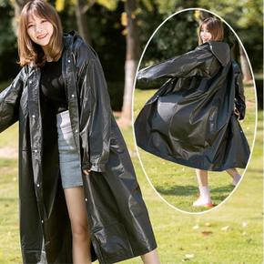 고급형 우의 비옷 다회용 블랙 레인코트 공연 캠핑 (S35402704)